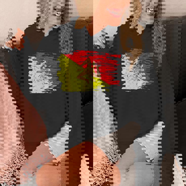 シチリア国旗 シチリア州パレルモ イタリア パーカー