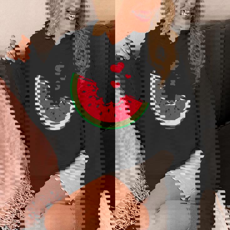 スイカ スライス メロン 夏休み シーズン フルーツ愛好家 パーカー