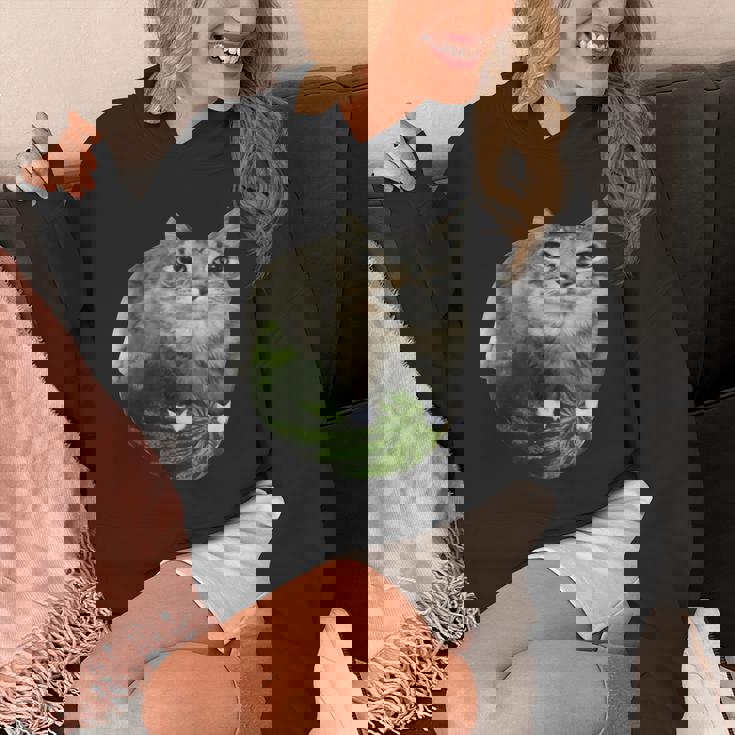 スイカ猫ミーム パーカー