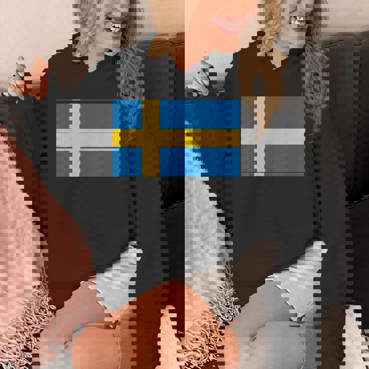 スウェーデンの国旗 パーカー