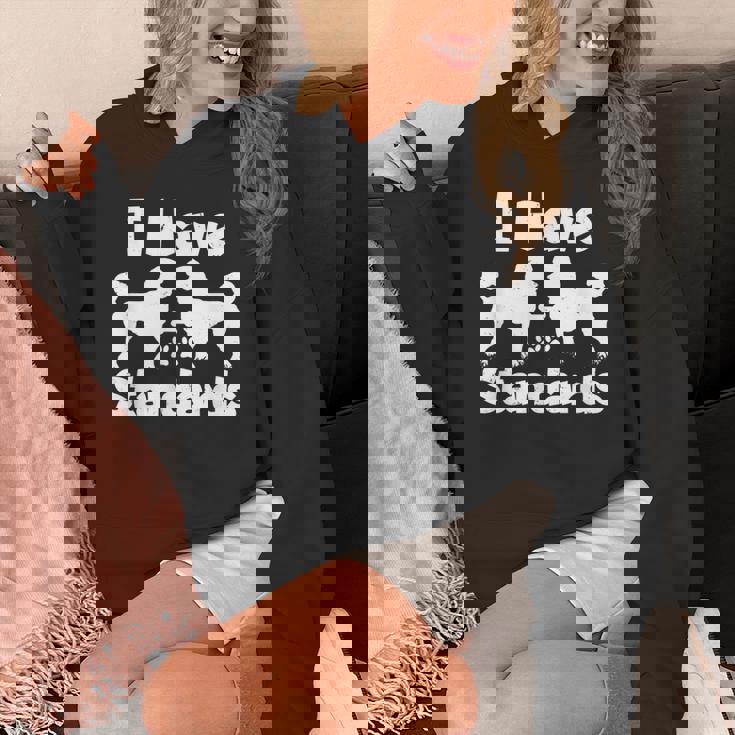 スタンダード プードル オーナーズ I Havetandards ファニー プードル パーカー