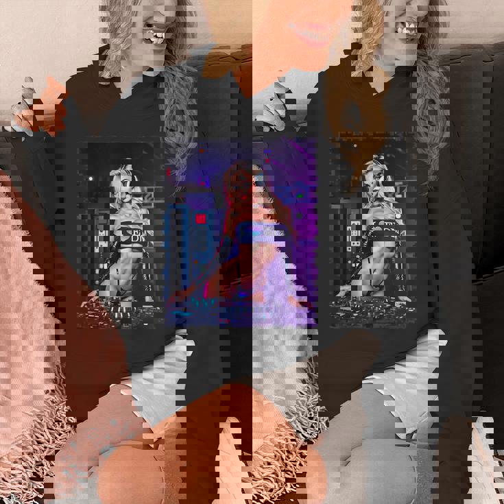 セクシーガールedmシャツメンズ–セクシーブロンドdjレイブ パーカー