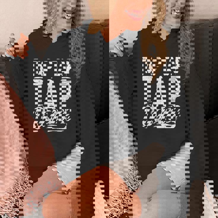 タップタップタップダンス 長袖tシャツ パーカー