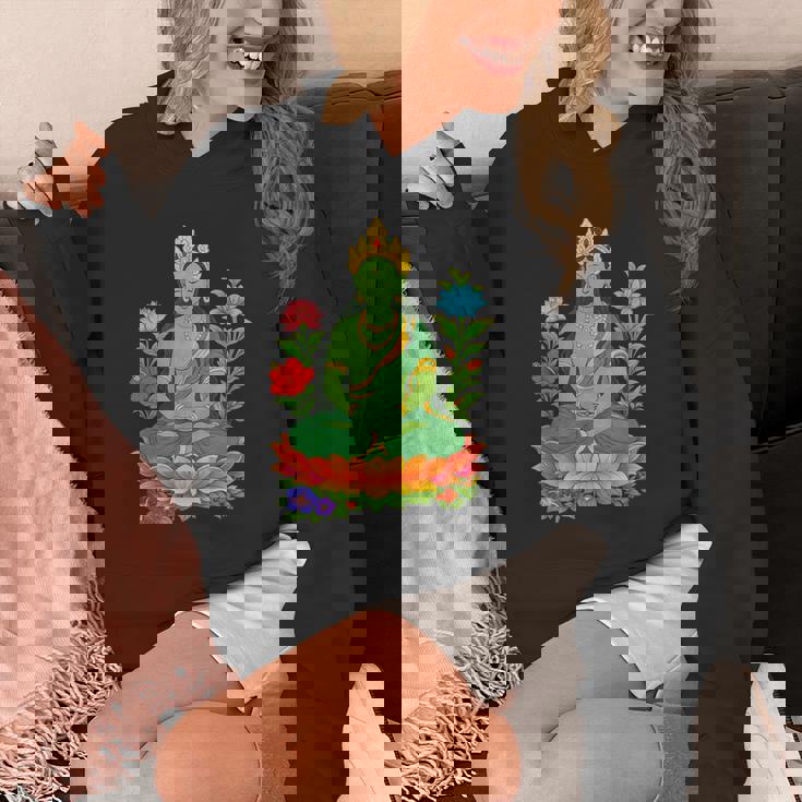 チベット仏陀瞑想 ヴァジュラヤナ グリーンタラ パーカー