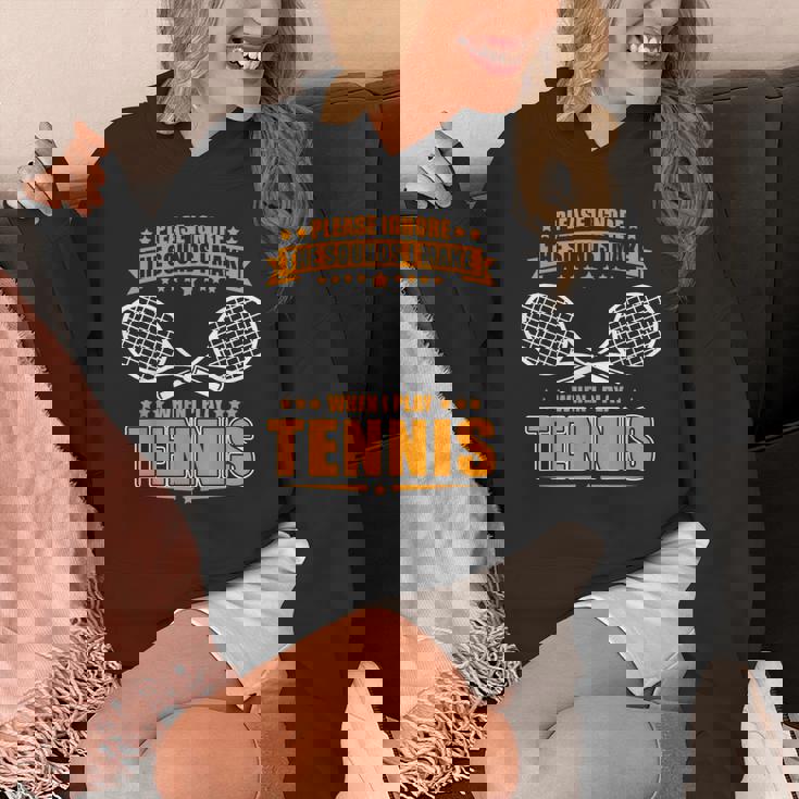 テニスノイズ-面白いテニスシャツ パーカー