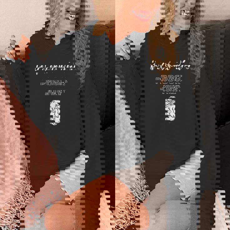 テングザルがいれば人生はもっと良くなる パーカー