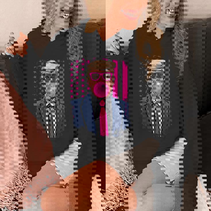 トランプ バブルガム アメリカ国旗 アメリカ トランプ パーカー