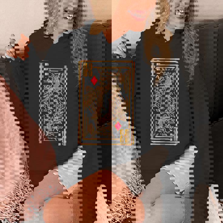 トランプ レトロ ダイヤモンド キング パーカー