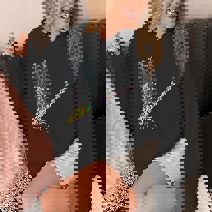 トンボ モチーフ 昆虫 カラフル 羽 虫 トンボ パーカー