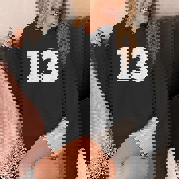 ナンバー13 Thirn スポーツチーム フロントプリント お揃い 誕生日 パーカー