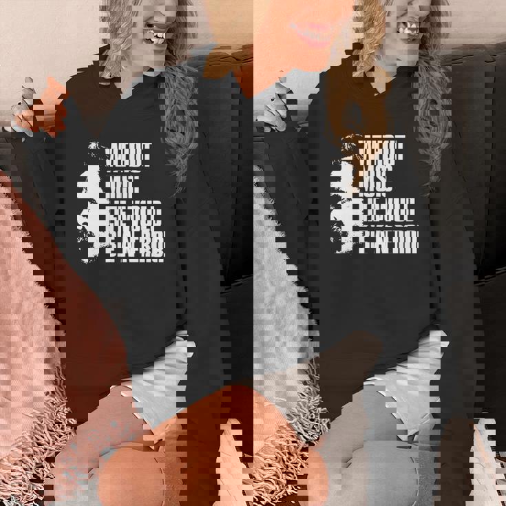 ニーチェの名言 音楽のない人生は間違いだろう 長袖tシャツ パーカー