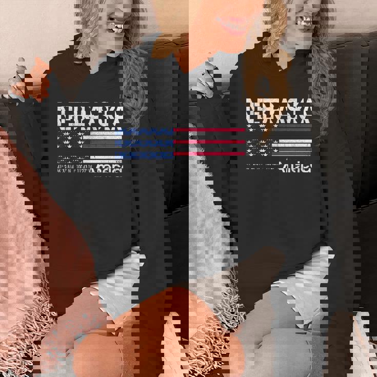 ネブラスカの座標 米国旗 パーカー