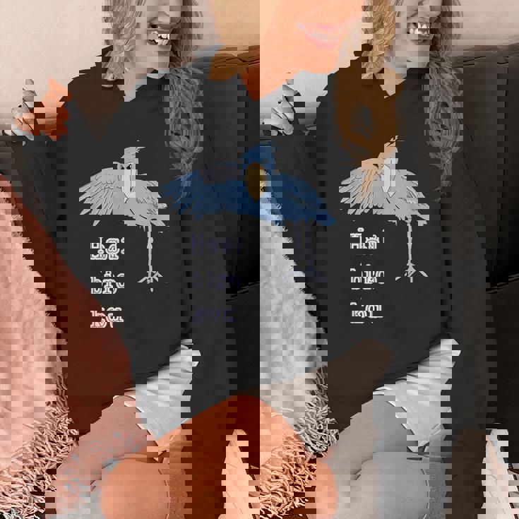 ハシビロコウさん 『ウェルカム』どうぶつフレンズ 動物園の生き物 大きな鳥 パーカー