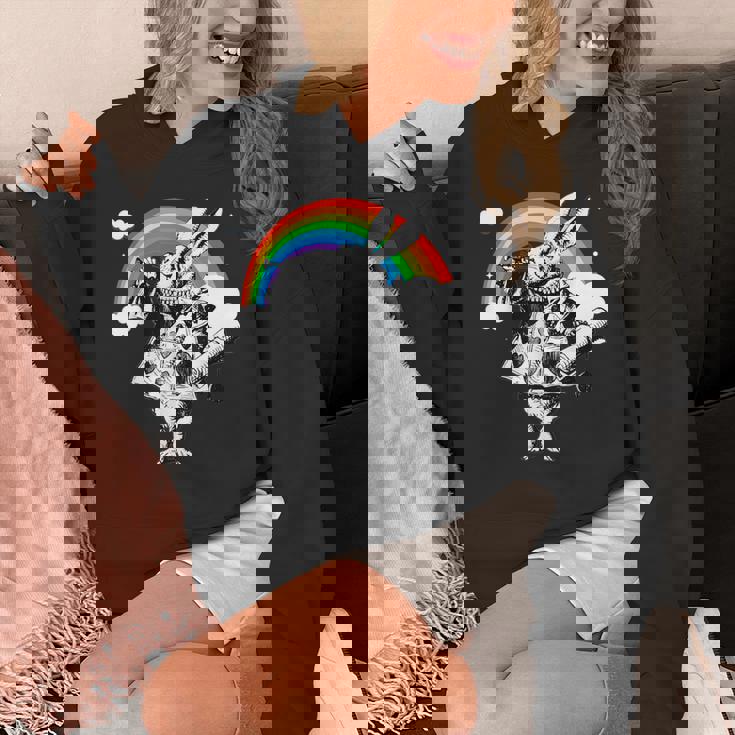 ハロウィーン 白いウサギ 不思議の国のアリス パーカー