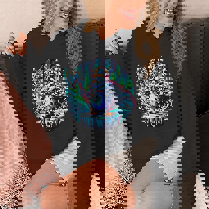 バイキング ペンギン ヘルメット 斧 ポーラーライト パーカー