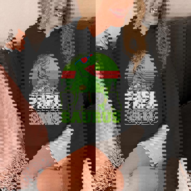 メンズ パパサウルス 恐竜 パパザウルス 父 誕生 誕生日 パーカー