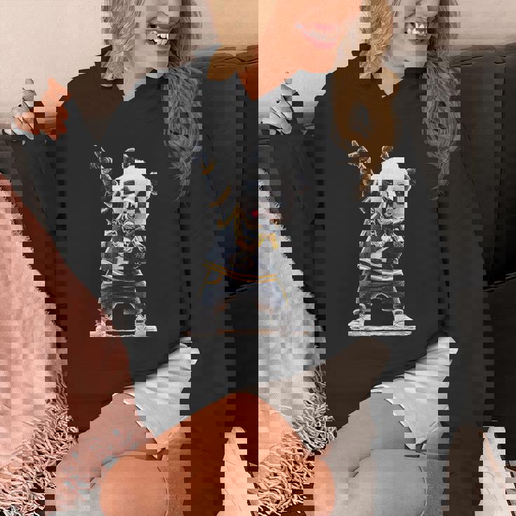 パンダ ホールドマイク 歌う ダンス 動物 グラフィック パンダ パーカー