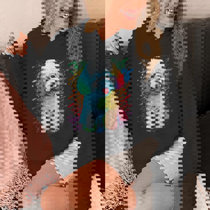 ビション・フリーゼ好きのかわいいビション・フリーゼの犬 パーカー