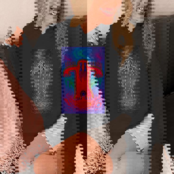 ビッグフット ペトログリフ – 古代サスカッチ洞窟アートデザイン パーカー