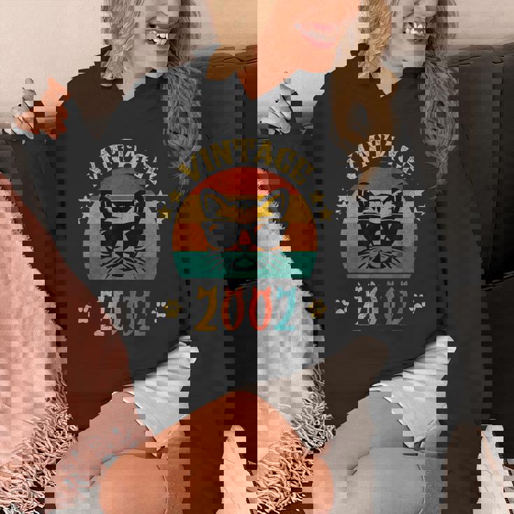 ビンテージファニーキャットシャツ 誕生日プレゼント 2002 メンズ レディース 23歳 パーカー