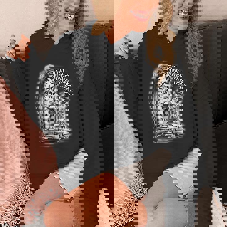 ピエロガール パヤサ×チカーノ ローライダーギャングスターブラックワーク パーカー