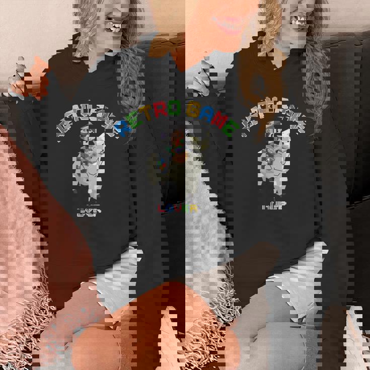 ピクセルアニマルズ アルパカ 白 はるまり Harumari レトロゲーム Lover Love ストリーマー 長袖tシャツ パーカー