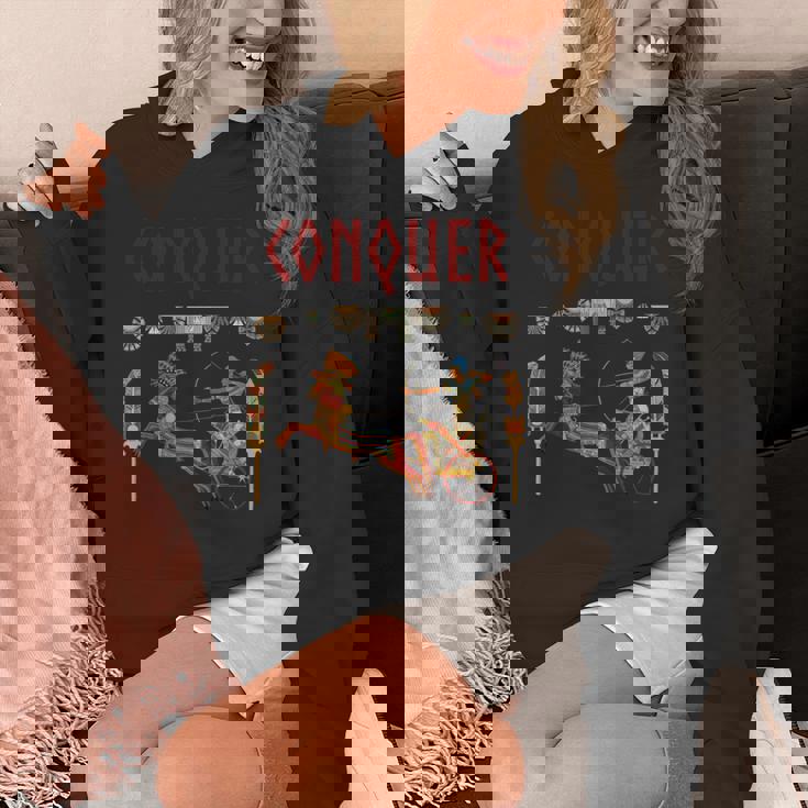 ファラオを克服 ラムセス2世 古代エジプトの王道 長袖tシャツ パーカー