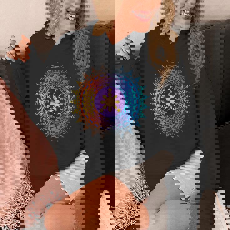 フィリピンの遺産 ヴィンテージ フィリピン国旗 アート ピース パーカー