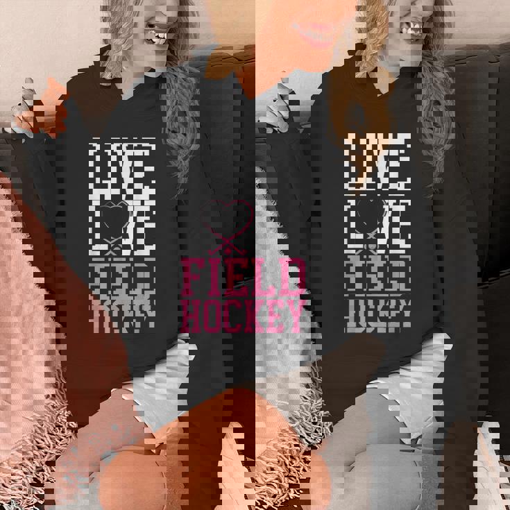 フィールドホッケー ライブ ラブ フィールドホッケー パーカー