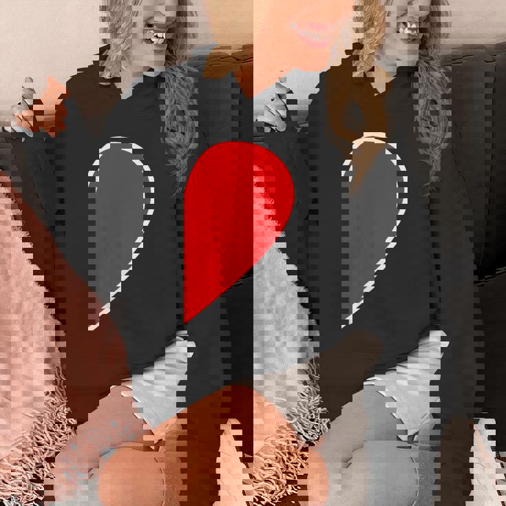 ペア ハート 親子 恋人（Right 右）（ビューティフルライフ）半分 コーデ リンク ルック かわいい パーカー