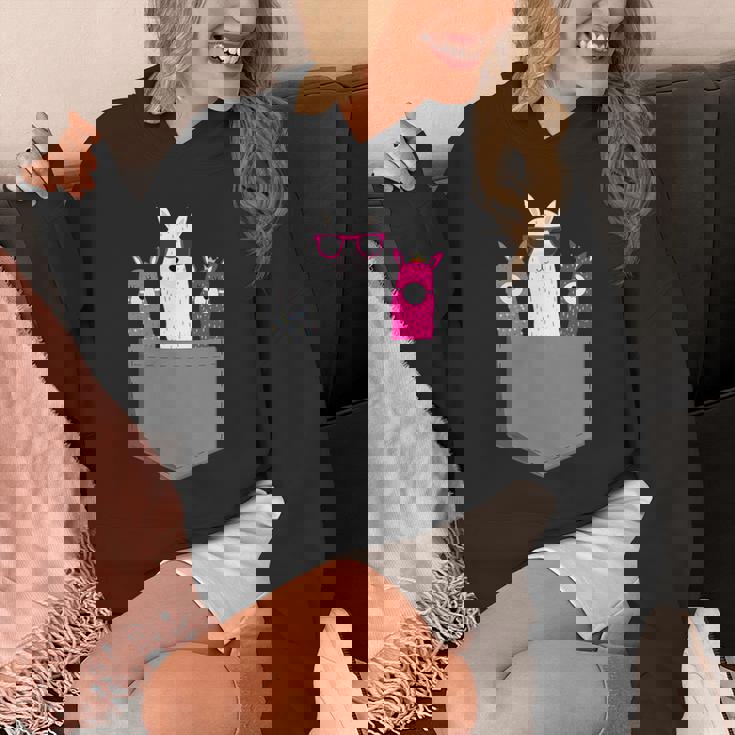 ポケット、アルパカ、ラマのアルパカ。 パーカー