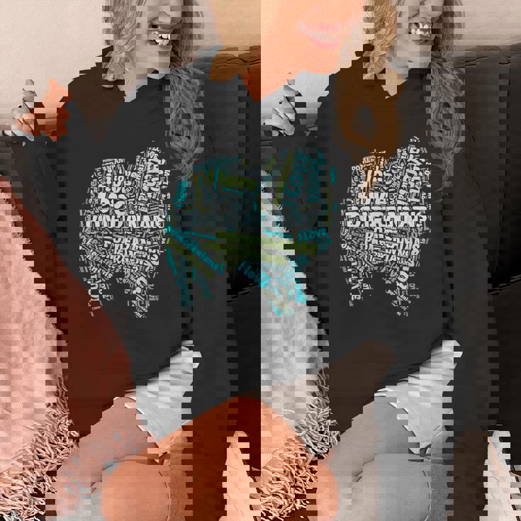 ポメラニアンが大好き-Word Cloud Pomeranians 犬ティー A パーカー