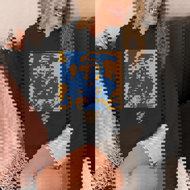 マラドーナボカアブストラクト 長袖tシャツ パーカー