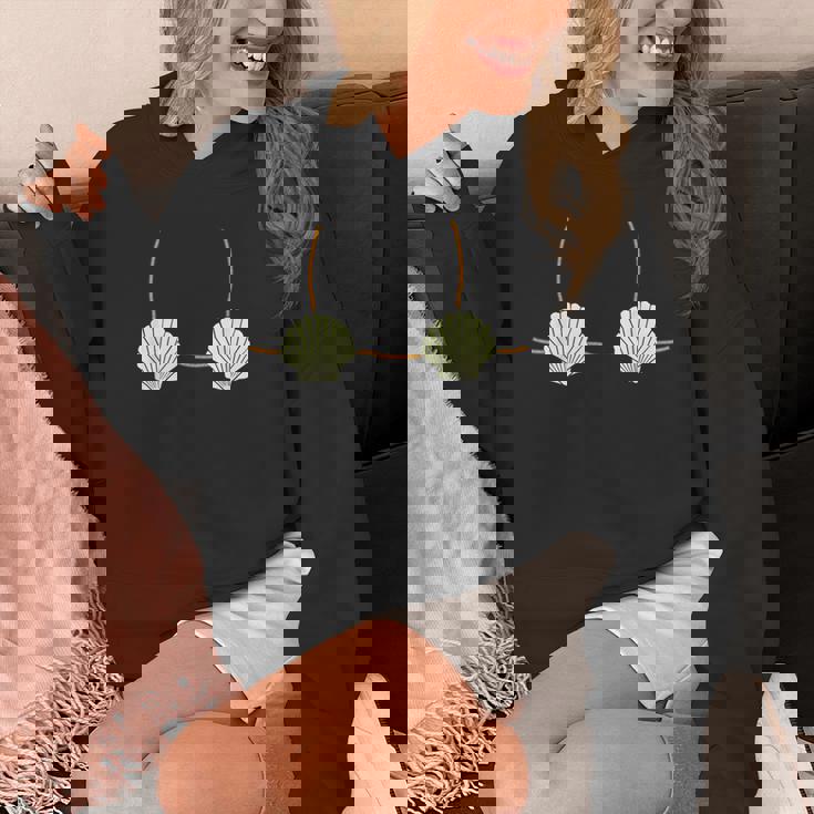 マーメイド貝殻ビキニトップ 面白い パーカー