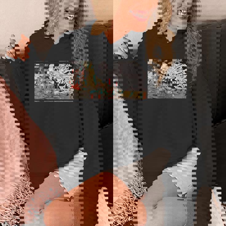 ミツクニ スケルトンスペクターに逆らう 歌川国芳作 パーカー