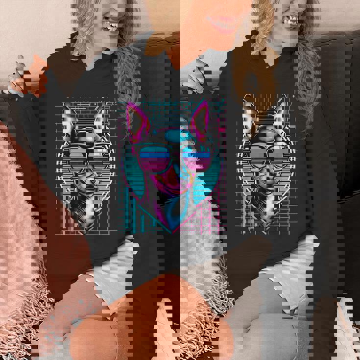 メンズ レディース ミニピン ヴェイパーウェーブ ミニチュア ピンシャー好き パーカー