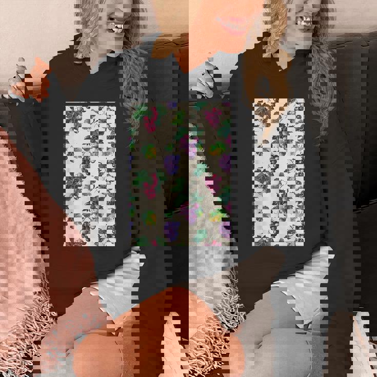 ミニマリストのブドウ柄アート。 パーカー