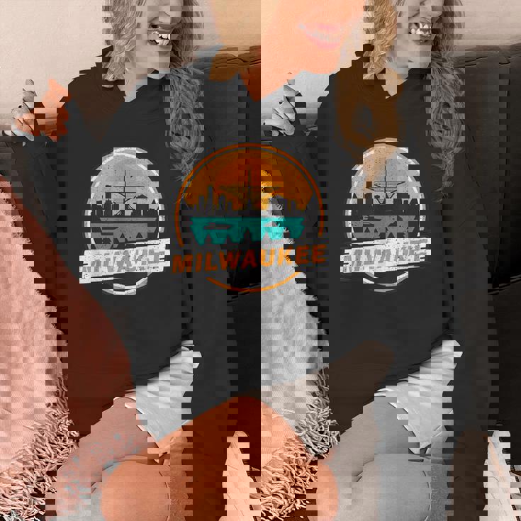 ミルウォーキー スカイライン ランドマーク ミルウォーキー ベイ ヴィンテージ パーカー