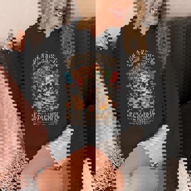 メキシコの遺産 ディア・デ・ロス・ムエルトス・カラベラ パーカー