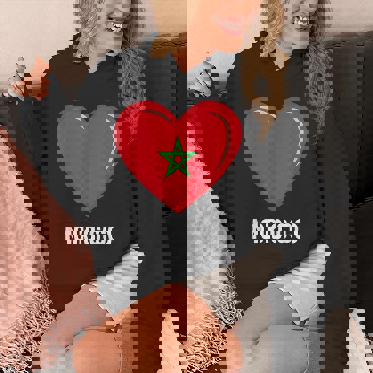 モロッコ国旗シャツ パーカー