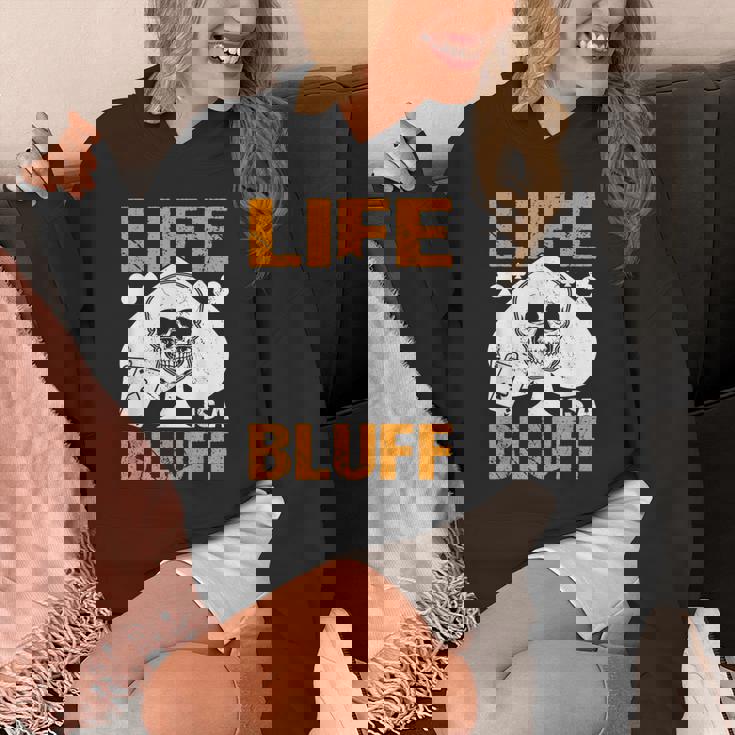 ライフ・イズ・ア・ブラフ・アイ・ポーカー パーカー