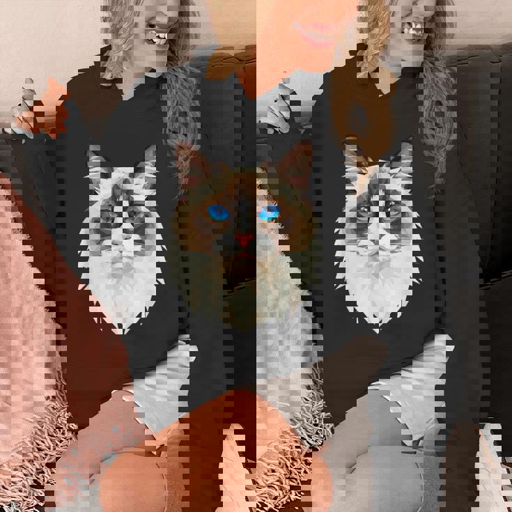 ラグドール猫ラグドール猫猫ママ甘いラグドール猫 パーカー