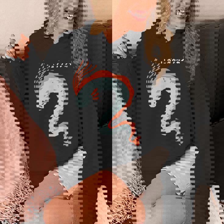 リュウグウノツカイ Oarfish イラスト ゆるい 簡単 おもしろ かわいい 人気 深海魚 伝説の深海魚 パーカー