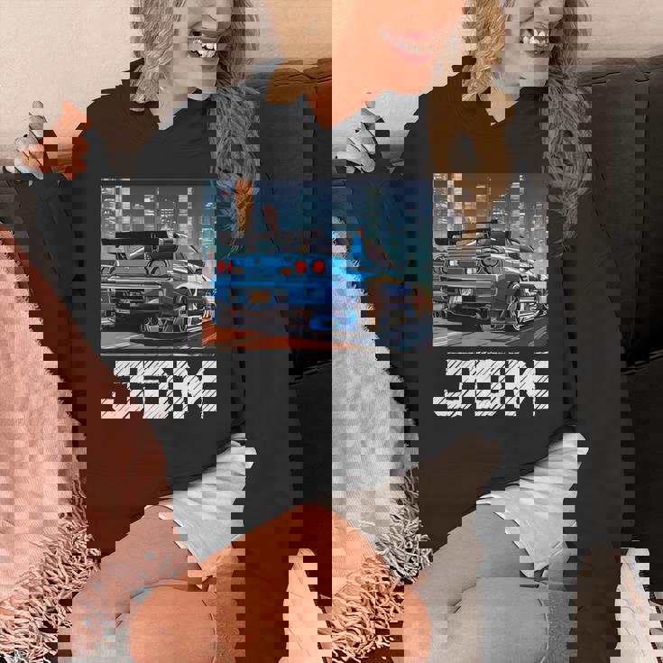 レトロ Jdm 日本ドリフトレース チューニングカー 東京スカイライン ギフト 長袖tシャツ パーカー