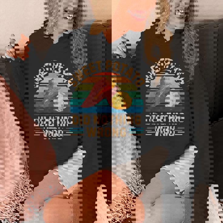 レトロ サツマイモ Did Nothing Wrong ヴィンテージ サツマイモ パーカー