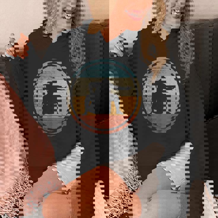 レトロなビンテージ デザイン レスラー相撲 パーカー