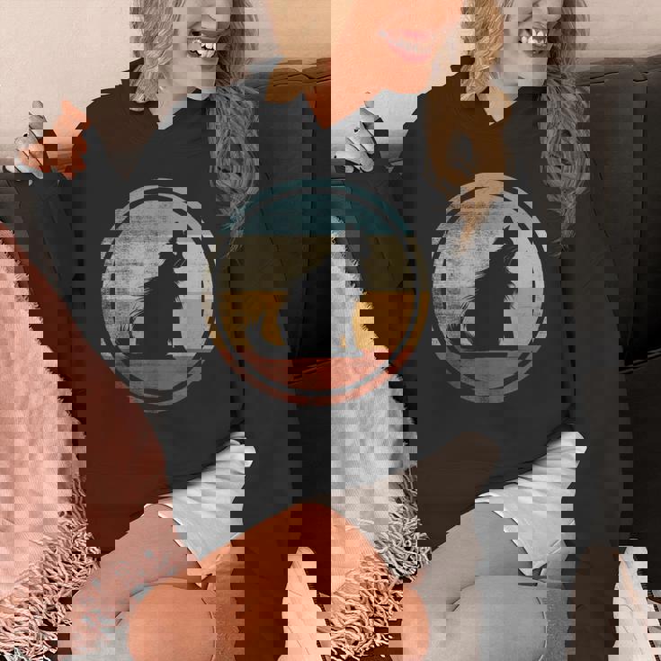 レトロヴィンテージデザインのターキッシュアンゴラ猫 パーカー