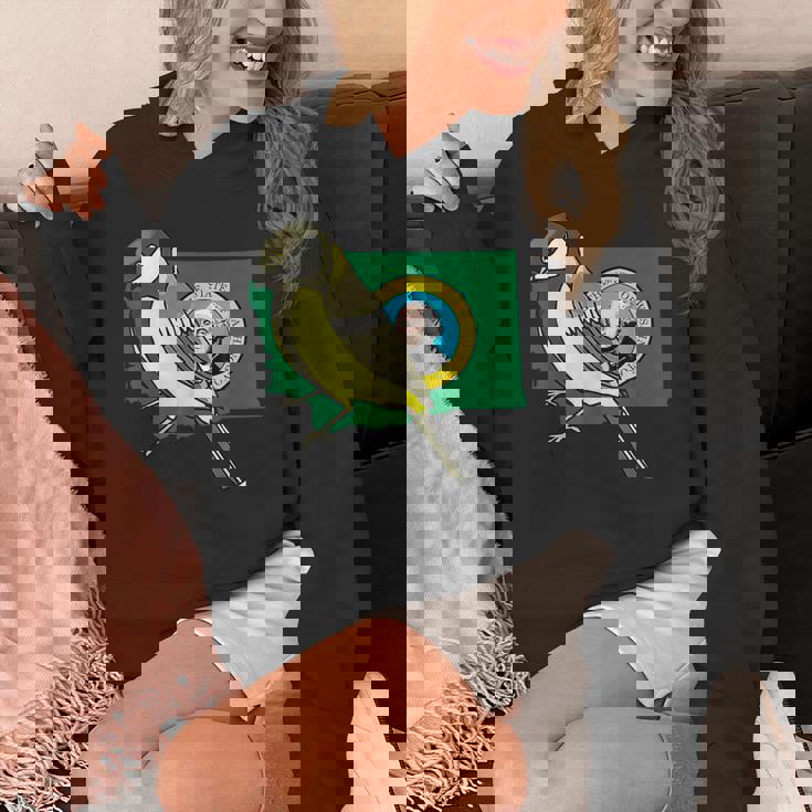 ワシントン州旗 ゴールドフィンチ 鳥 パーカー