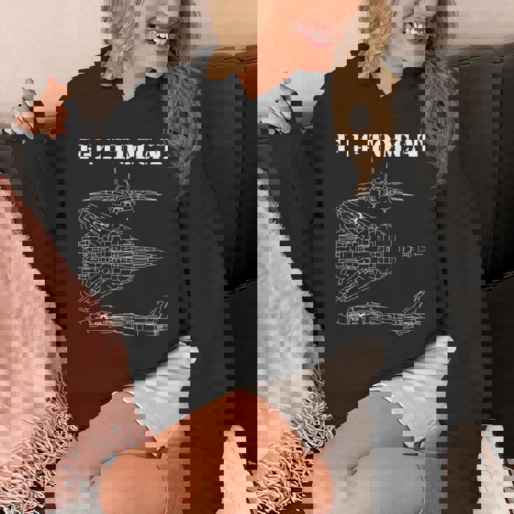 ヴィンテージ ホワイト F14 トムキャット 飛行機 スケマティック F-14 ジェット 長袖tシャツ パーカー