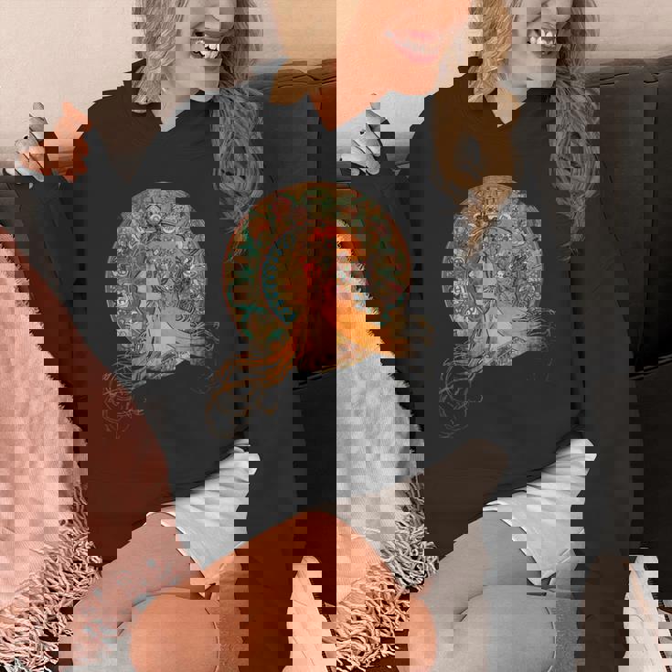 ヴィンテージ アルフォンス・ミュシャ 長袖tシャツ パーカー